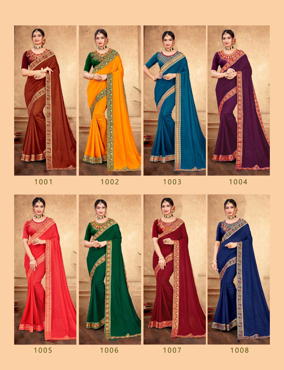 Ronisha Mastani Fancy Designer Festive Wear Vichitra Silk Saree Collection